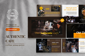Authentic Coffee Presentation Template