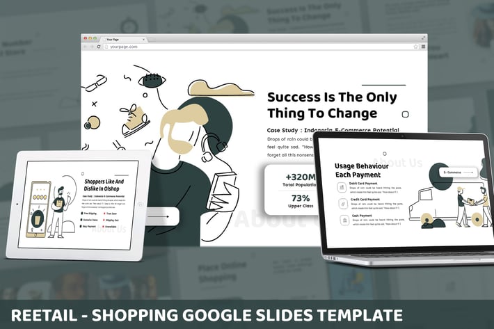 Reetail - Shopping Google Slides Template