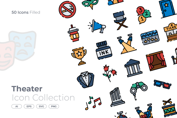 Theater Color Icon