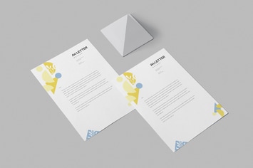 A4 Size Paper Mockups