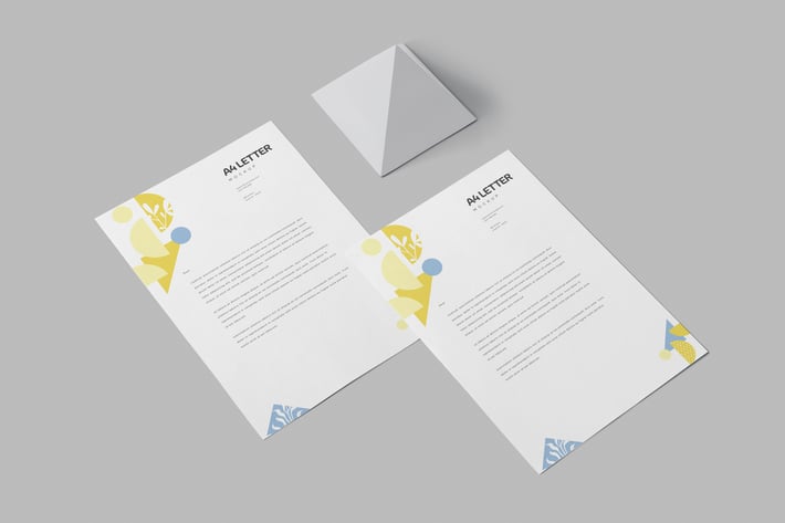 A4 Size Paper Mockups
