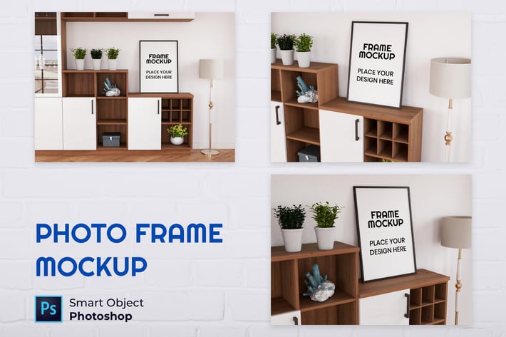 Blank Photo Frame Mockup