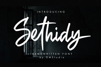 Sethidy - Handwritten Font