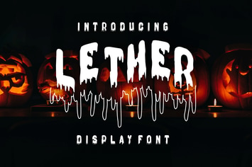 LETHER FONT