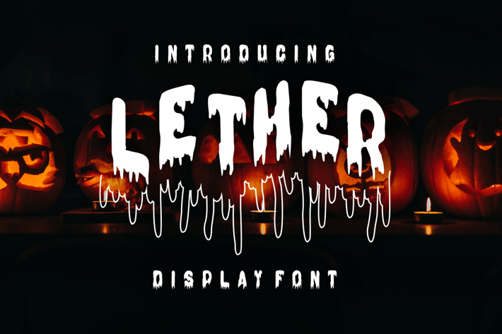 LETHER FONT