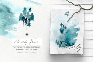 Misty Trees