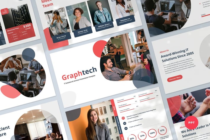 IT Solutions PowerPoint Presentation Template