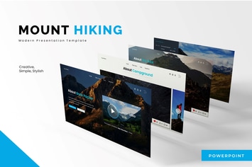Mount Hiking - Powerpoint Template