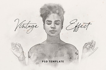 Vintage Watercolor Effect for Photoshop