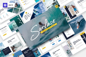 SURFACE - Water Sport Keynote Template