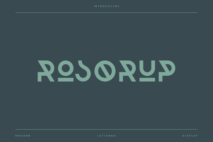 Rosorup - Nordic Vintage Font