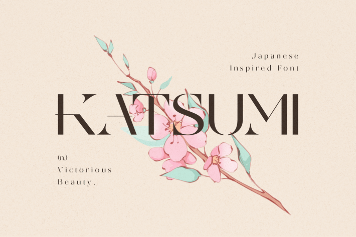 Modern Japanese Font