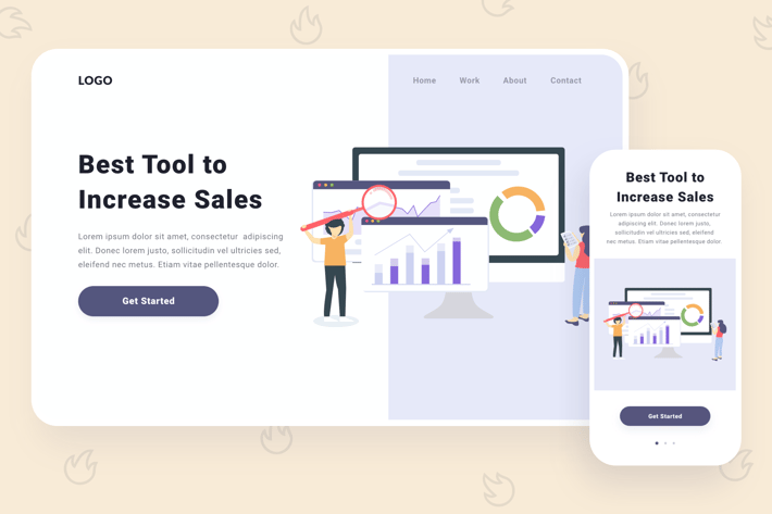 Analysis Marketing Data Illustration