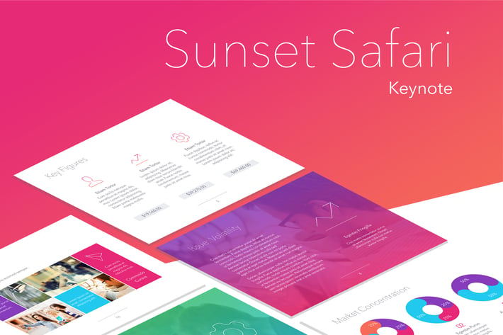 Sunset Safari Keynote Template