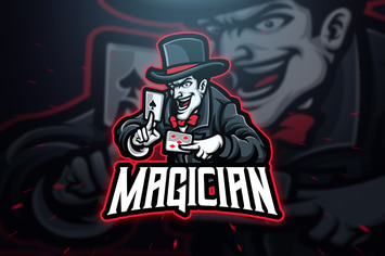 Magician Sport and Esport Logo Template
