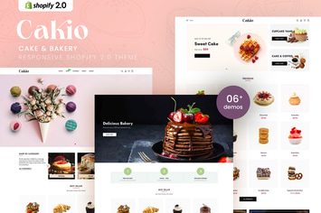 Cakio - Cake & Bakery Responsive Shopify 2.0 Theme