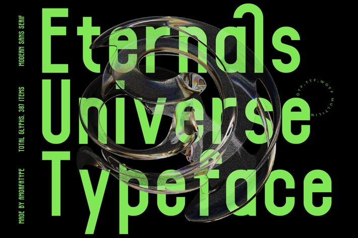 Eternals Universe Sans Serif