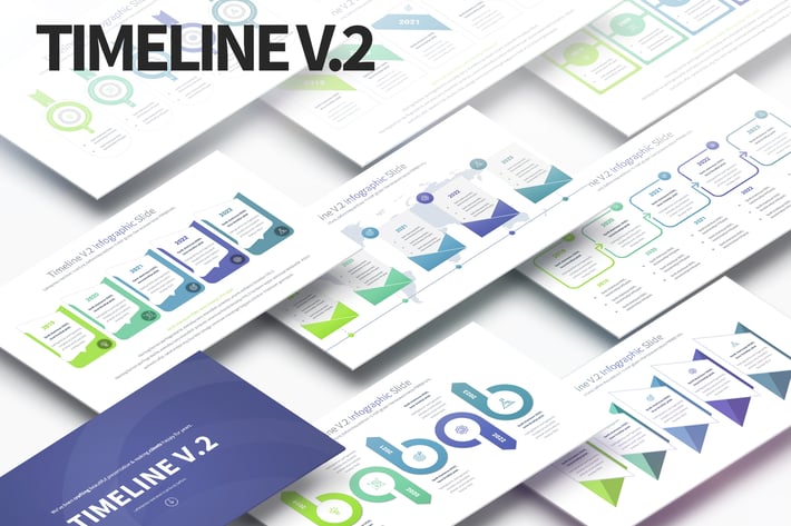 Timeline V.2 - PowerPoint Infographics Slides