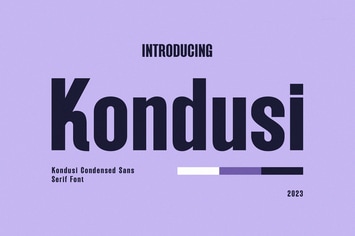 Kondusi - Modern Sans Serif