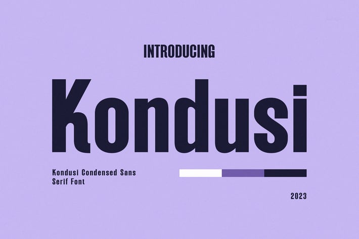 Kondusi - Modern Sans Serif
