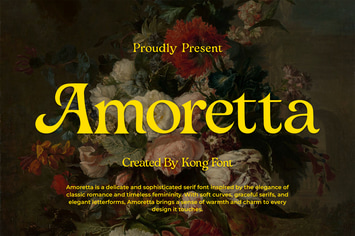 Amoretta – A Timeless Elegant Serif Font