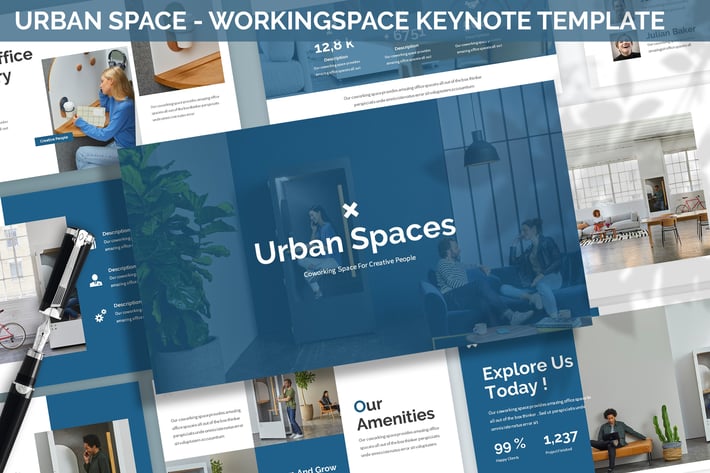 Urban Space - Workingspace Keynote Template