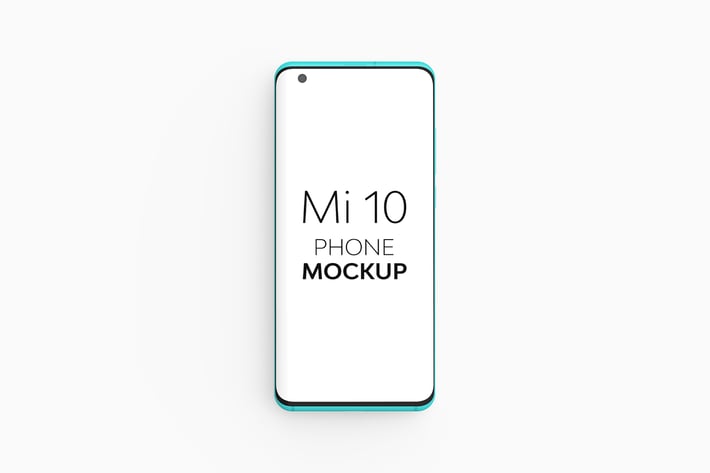Mi 10 Phone Mockup