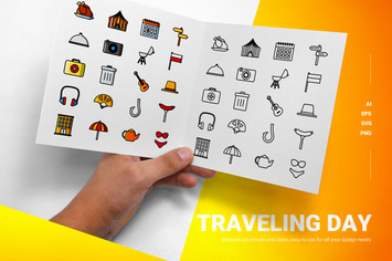 Traveling Day - Icons