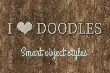  I ♥ Doodles — Hand Drawn Photoshop Styles