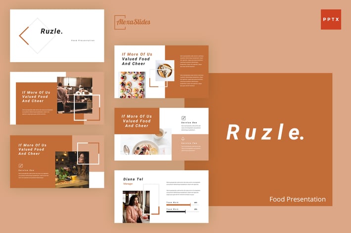 Ruzle - Food Powerpoint Presentation Template