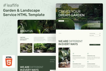 LeafLife - Garden & Landscape Service Template