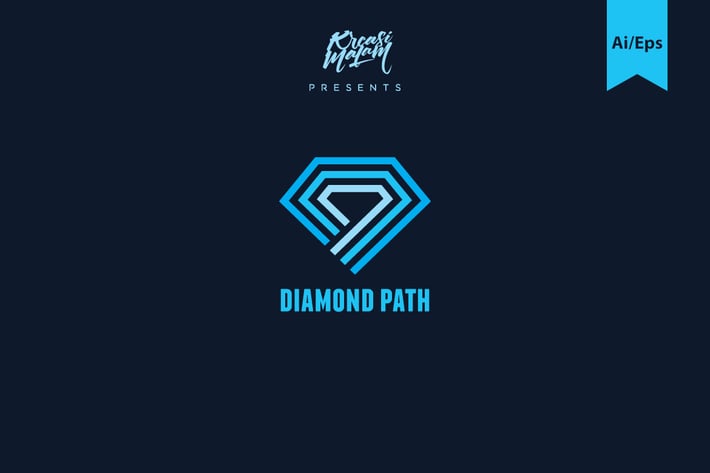 Diamond Path Logo Template