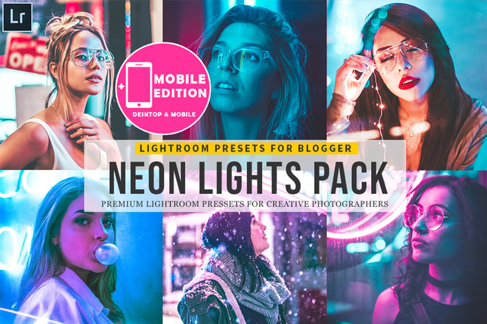 Neon Lights Lightroom Mobile Presets