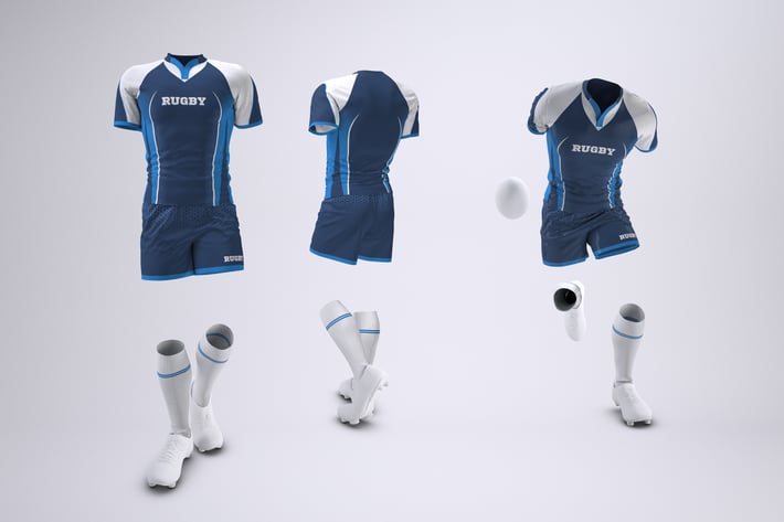 Rugby Team Uniform Mock-Up
