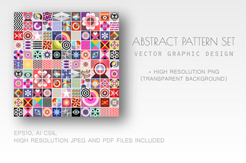 Abstract Geometric Pattern set