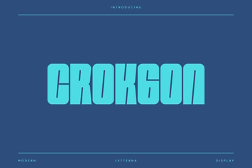 Crokgon - Modern Bold Typeface