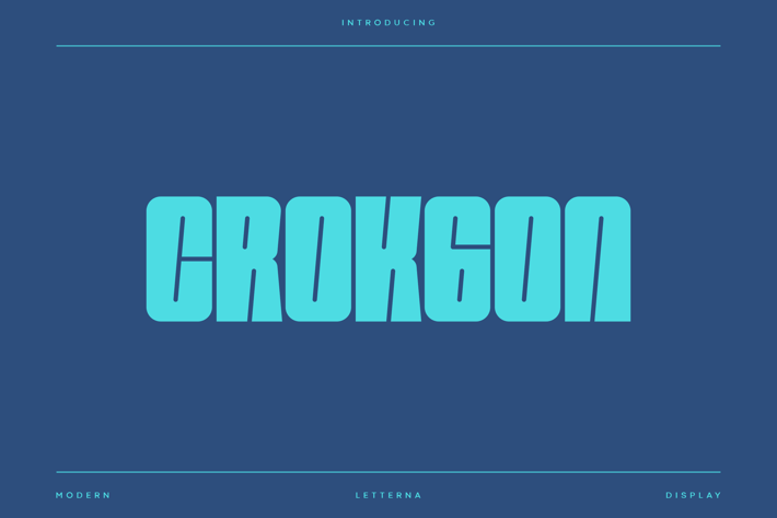 Crokgon - Modern Bold Typeface