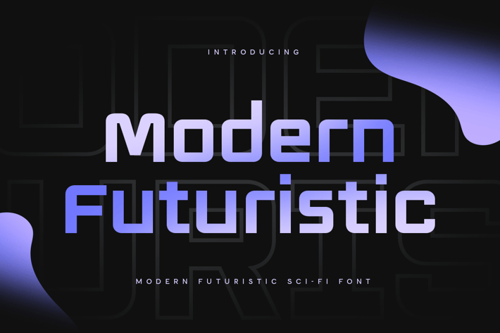 Modern Futuristic - Modern Futuristic Sci-fi Font