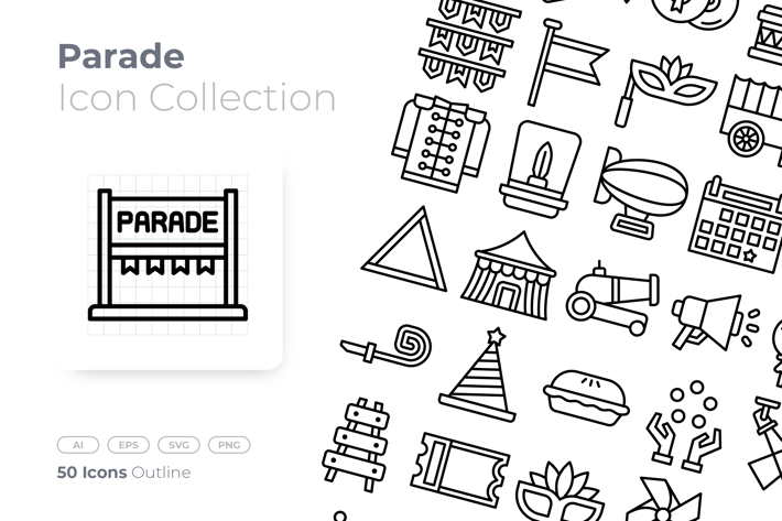 Parade Outline Icon