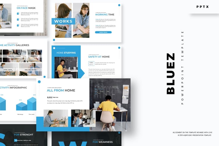 Bluez - Powerpoint Template