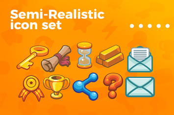 Games and applications icon set vol 3