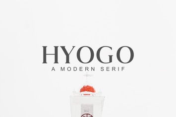 Hyogo A Modern Serif Font Family