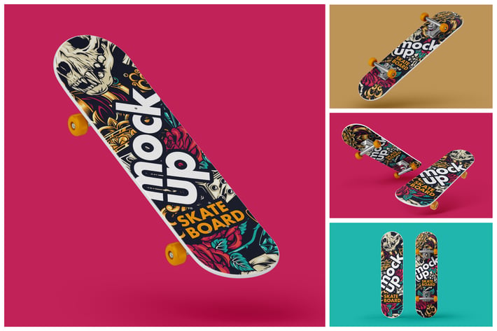 Skateboard Mockup Set