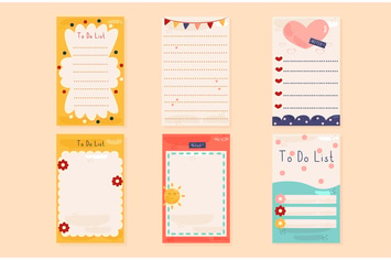 Scrapbook Notes Illustration