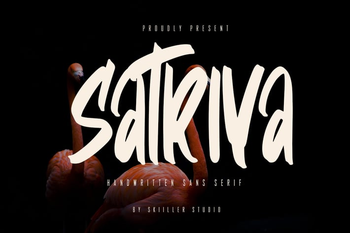Satriya - Handwritten Sans Serif