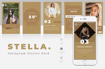 Stella Instagram Story Templates