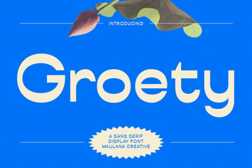 Groety Sans Display Font