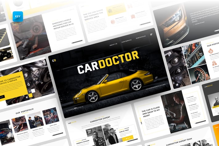 Cardoctor-Car Service Keynote Template