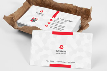 Craft Business Card Logo Mock Up