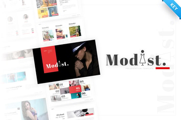 Modist - Multipurpose Fashion Keynote Template